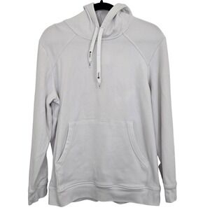 Ethika‎ White Pullover Hoodie Sweatshirt Mens Large Solid Basic Streetwear Logo